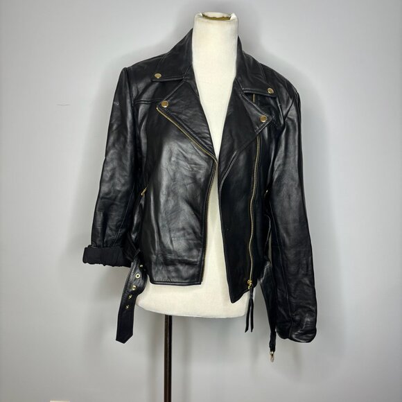 Cleobella - Black Baxter Leather Jacket - Picture 6 of 9